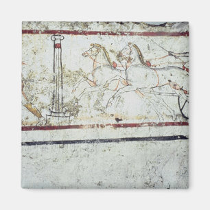 Imã Charioteer e gladiador, do túmulo de