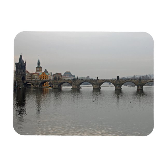 Ímã Charles Bridge, Praga (Horizontal)