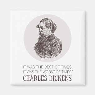 Imã Charles Dickens Portrait e Cote
