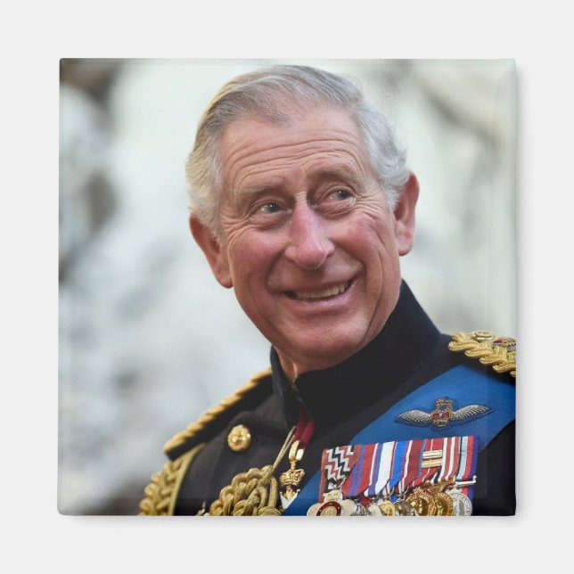Imã Charles III, Rei de Inglaterra Magnet (Frente)