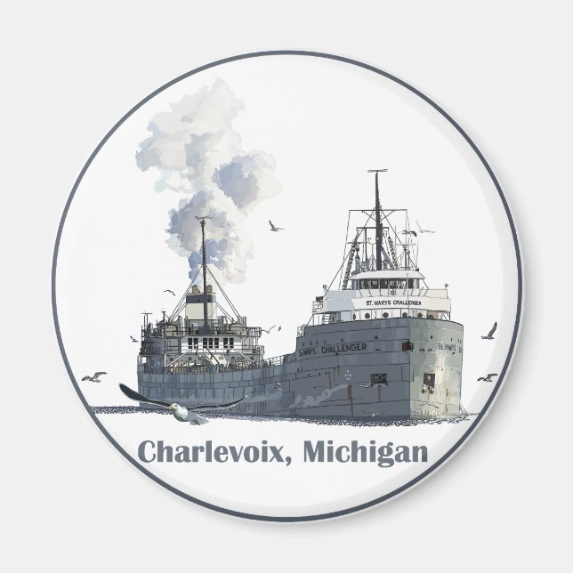Imã Charlevoix, Michigan (Frente)