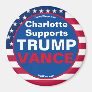 Imã Charlotte apóia o Frigorífico da VANCE da TRUMP