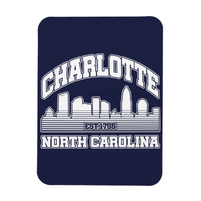 Ímã Charlotte, Carolina do Norte (Vertical)