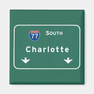 Imã Charlotte North Carolina nc Rodovia Interestadual: