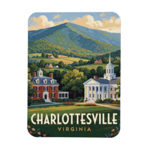 Ímã Charlottesville Virgínia Viagem Blue Ridge