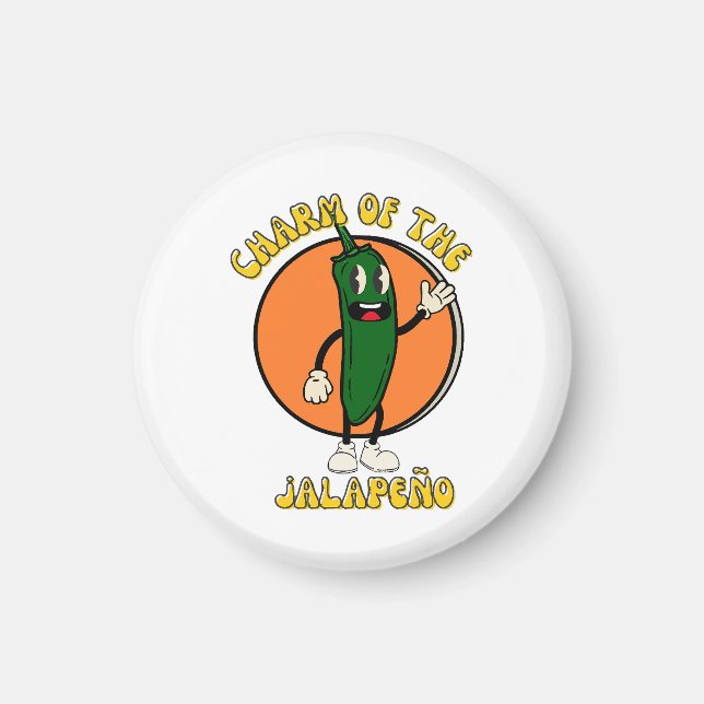 Imã Charme do Jalapeño (Frente)