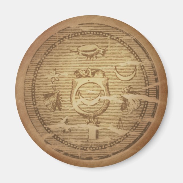 Imã Charme Egípcio Contra Anniquilação (Frente)