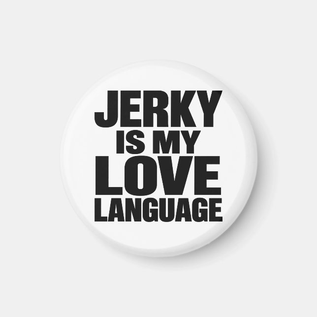 Imã Charque É Minha Linguagem do Amor Camisa Divertida (Frente)