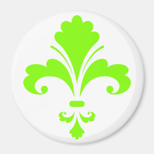 Imã Chartreuse, Neon Green Fleur de lis