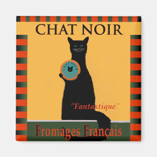 Imã Chat Noir Fromages Français