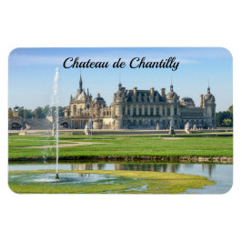 Ímã Chateau de Chantilly e Le Notre Garden - França