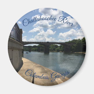 Imã Chattahoochee River Columbus, Georgia Magnet