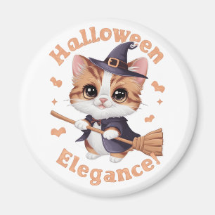 Imã Chausie Cat's Encantando o Halloween