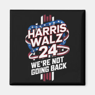 Imã Chave de Harris Waltz 2024 Eleição Kamala Harris T