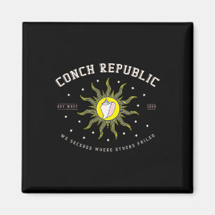 Imã Chave República Conch West Flórida Presente de Pes