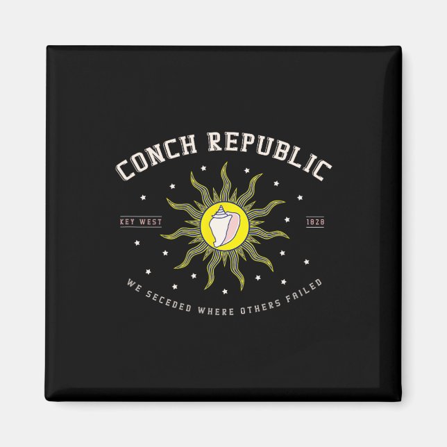 Imã Chave República Conch West Flórida Presente de Pes (Frente)