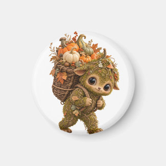 Imã Chaveiro de Abóbora Duende de Musgo