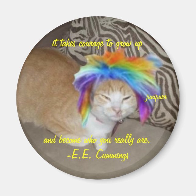 Imã chaveiro de coragem junipurs (Frente)