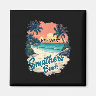 Imã Chaves da Flórida Vintage Key West Praia Smathers
