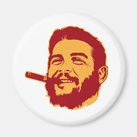 Che Guevara com Imagem de Retrato de Charuto