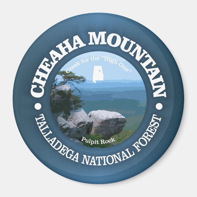 Imã Cheaha Mountain (Frente)