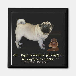 Imã "Checando seu Café..." Divertimento