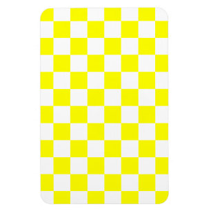 Ímã Checkered amarelo