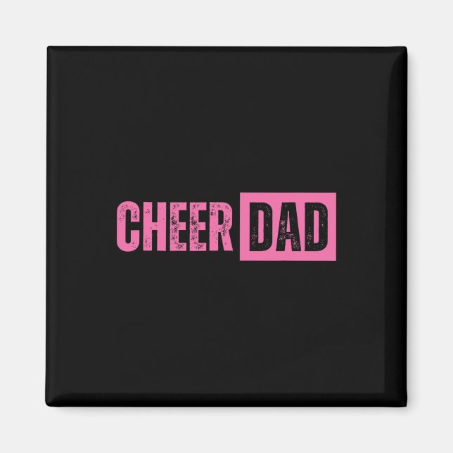 Imã Cheer Pai Rosa Cheerleading  (Frente)