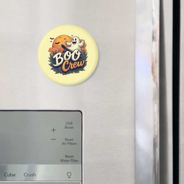 Imã Cheerful Ghost "Boo Crew" Magnet (In Situ (Fridge))