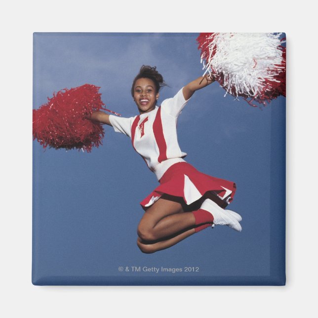 Imã Cheerleader em ar de médio (Frente)