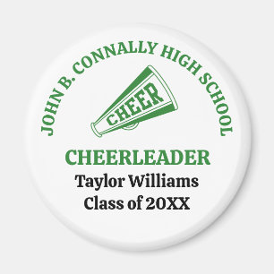 Imã Cheerleader Personalizado da Escola de Ensino Médi