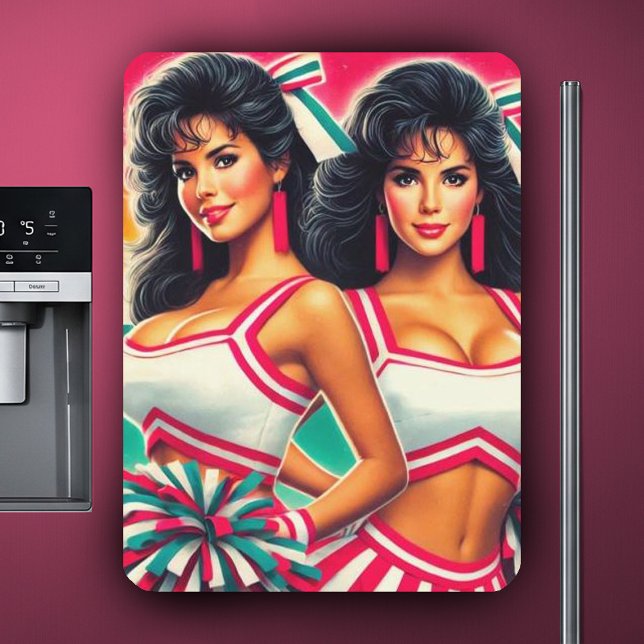 Ímã Cheerleaderes Vintage (Criador carregado)