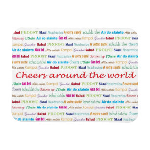 Ímã Cheers_Around The World_multi-idioma