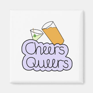 Imã Cheers Queers Sticker