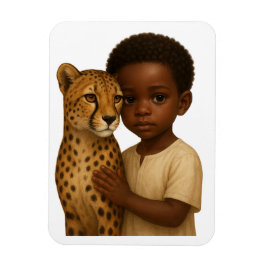 Ímã Cheetah & Boy: Bond of the wild and innocent