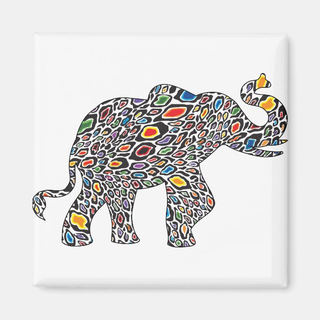 Imã Cheetah Elephant (Frente)