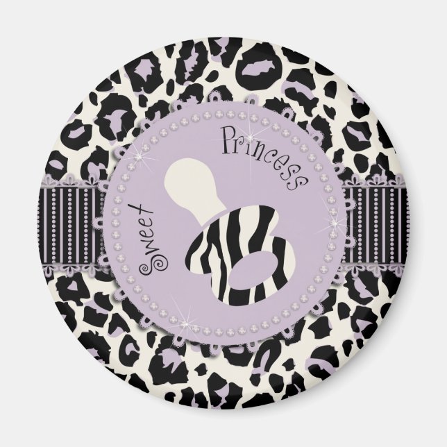 Imã Cheetah Girl Magnet Lilac (Frente)