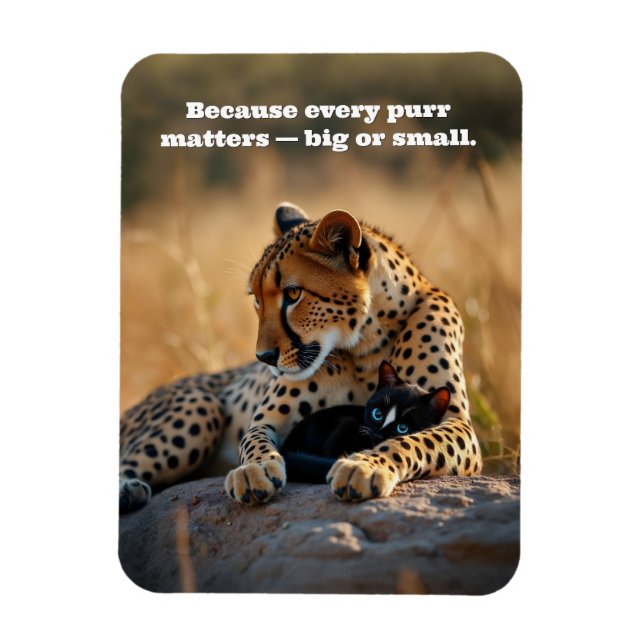 Ímã Cheetah Guardian, Kitten Heart (Vertical)