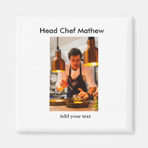 Imã Chef cozinheiro adiciona nome SMS homens padaria d