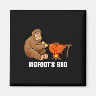 Imã Chef de churrasco bigfoot sasquatch masculino