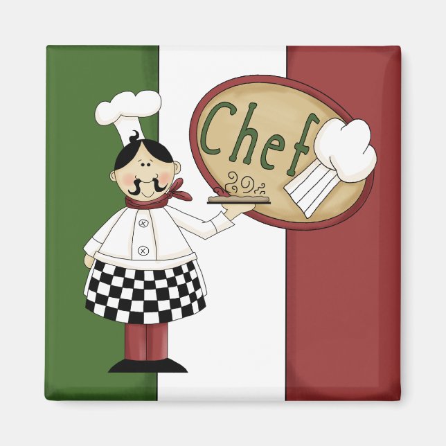 Imã Chef de Comida italiano (Frente)