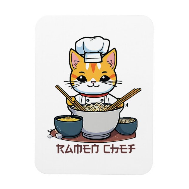 Ímã Chef de Ramen (Vertical)