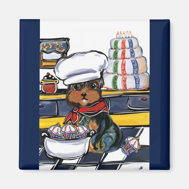 Imã chef de Yorkie Poo (Frente)