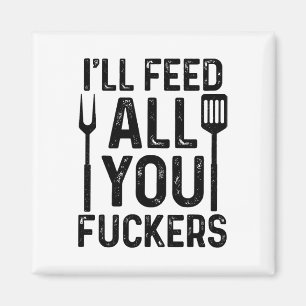 Imã Chef Eu vou alimentar todos vocês F#ckers Engraçad