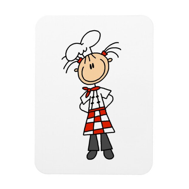 Ímã Chef Feminino (Vertical)