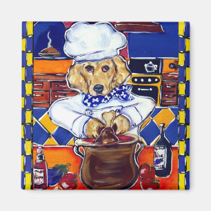 Imã Chef Golden Retriever