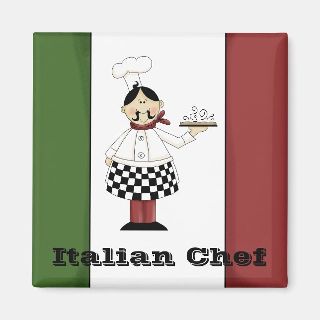 Imã Chef Italiano #7 Magnet (Frente)