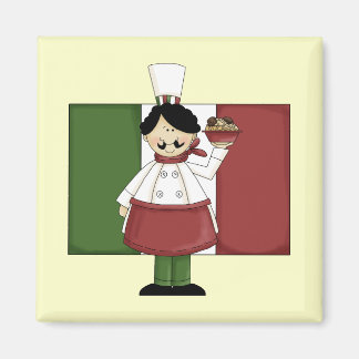 Imã Chef Italiano - Personalizável