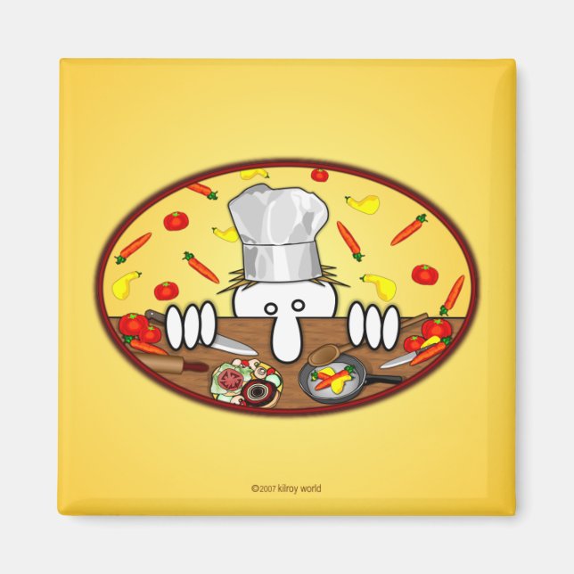 Imã Chef Kilroy Magnet (Frente)