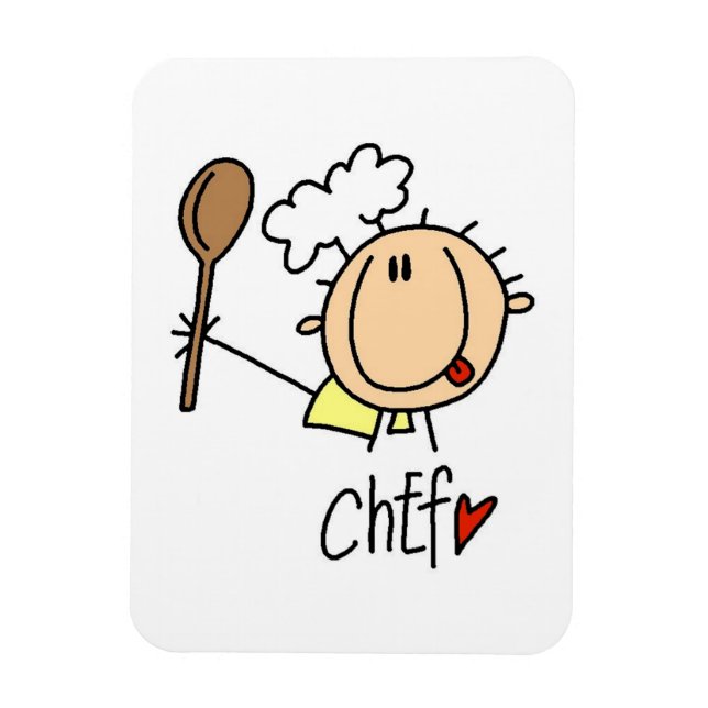 Ímã Chef Masculino (Vertical)